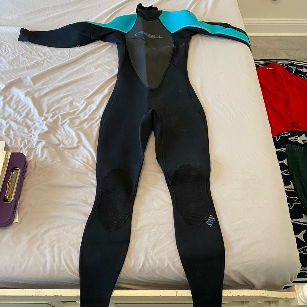 O'Neill Black and Teal Women's Wetsuit